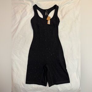SALE Skims rhinestone onyx romper